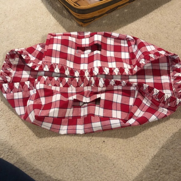 Vintage Longaberger 1999 Collectors Club Basket w/ 2 fabric liners-plastic liner - Picture 4 of 14